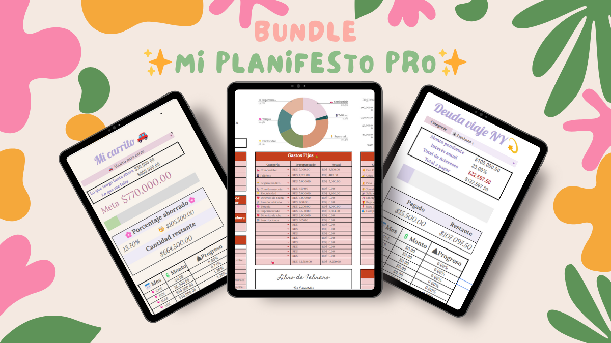 Plantilla Financiera PRO (3 en 1)